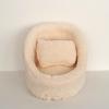 Accesorios para fotos de luna llena de bebé decoración de escena de 30 días 100 días del bebé suministros para ceremonia sofá asiento pequeño