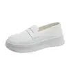 Zapatos de Enfermera para Mujer, Suela Blanda, Transpirables, Suela Gruesa, Adecuados para Primavera y Verano, Cómodos para el Trabajo, Sin Cordones, Aumentan la Altura, Adecuados para Profesionales Médicos