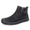 Botas de Amazon Transfronterizas para Hombre Tendencia Otoño e Invierno 2025 Zapatos Casuales de Caña Alta para Hombre Botas Cortas de Cuero Genuino para Motocicleta y Trabajo