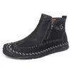 Botas Martin Transfronteiriças Amazon para Homens 2025 Inverno Tendência Casual Cano Alto Sapatos Masculinos Motocicleta Botas de Trabalho Moda Botas Curtas