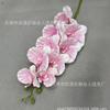 Exportación al por mayor Fábrica transfronteriza Nuevo Película con tacto de impresión 3D Flores artificiales 9 Cabezas Phalaenopsis simulado