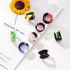 Ventas Directas de Fábrica Estilo Cyberpunk Color Mixto Oreja Redonda Hueca Silicona Joyería para Piercing Expansión de Oreja Simple y de Moda