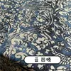 Tela Estampada Azul de Algodón y Lino Mediana Fondo Blanco Porcelana Azul y Blanca Tela Decorativa para Ropa de Mesa Ropa Algodón Puro por Defecto