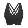 Liquidación Venta Cruzada Doble Cara Cepillado Plegado Espalda Cruzada Push-Up Adelgazante Sujetador de Yoga Ropa Interior Deportiva Fitness para Mujeres