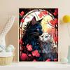 Pintura de diamante DIY transfronteriza de Amazon, lindo gato, imagen grupal, diamante redondo, diamante completo, pintura decorativa para sala de estar y dormitorio, venta al por mayor