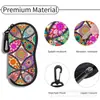 Óculos de Sol Personalizados em Material de Mergulho Bolsa para Óculos e Cosméticos Estojo de Óculos de Sol à Prova d'Água Anti-Queda Bolsa para Óculos com Zíper Bolsa para Cosméticos