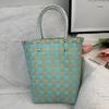 Bolsa Grande Tejida a Mano Bolsa Creativa para Regalo DIY Bolsa Abierta de Playa Bolso de Mujer Bolsa Tejida de Plástico Bolso Bandolera