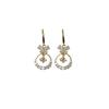 Pendientes de aro de circonita con forma de mariposa, largos, elegantes, combinables con todo, con forma de anillo de celebridades de Internet, pendientes de clip avanzados sin agujeros para las orejas.