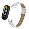 Para pulsera mijo 8/Mi8NFC conector de metal + microfibra línea de coche cuero mijo 8 moda