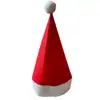 Sombrero de Navidad fabricantes transfronterizos más terciopelo acolchado productos decorativos navideños sombrero niños adulto felpa sombrero de Navidad