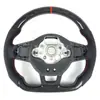 Adecuado para Volkswagen Golf MK7 GTI volante deportivo de fibra de carbono LED modificación de cuero 2015-2019