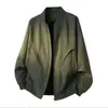 Chaqueta de comercio exterior estilo retro americano con diseño lavado pesado y corte limpio, chaqueta de primavera deconstruida estilo Harajuku para hombre