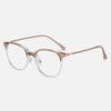 Nuevas gafas TR90 retro coreanas de moda para hombre, con montura antiluz azul, montura para gafas para miopía