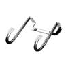 Gancho de acero inoxidable 304 en forma de S para dormitorio, puerta de armario de cocina, multifuncional, para colgar en la pared.
