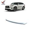 Adecuado para Toyota 21 Highlander modificado rejilla delantera central cubierta superior embellecedor embellecedor de capó lentejuelas electrochapadas