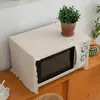 Funda Antipolvo Estilo Europeo Pastoral para Horno de Microondas y Lavadora, Tela para Cubrir el Horno, Cubierta a Prueba de Polvo para Refrigerador del Hogar