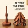 Pad Aislante de Calor de Madera Maciza Mantel Individual Pad Anti-quemaduras Un Árbol Hogar Pad de Mesa Alta Temperatura Cojín para Ollas Posavasos Cojín para Olla de Arena Sentido Avanzado
