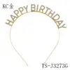 Accesorios para el cabello con elemento de letra de moda europea y americana, diadema para novia y dama de honor, pasador de strass, tocado para fiesta navideña, fiesta de cumpleaños