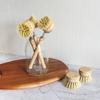 Cepillo de Sisal para Ollas para Uso Doméstico, Cepillo de Bambú con Mango Largo para Lavar Ollas y Platos, Cepillo con Mango de Bambú para Limpieza de Cocina, Eliminar Sarro y Grasa