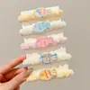 Scrunchie de Pelúcia Fofo em Formato de Peixe na Cor Creme para Mulheres, Novo Estilo 2025, Elástico de Cabelo que Não Danifica o Cabelo, Corda Elástica para Cabelo, Acessório de Cabelo