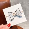 Lazo de Organza Cuerda para el Cabello Anillo para el Cabello Lujo Ligero Perla Cuerda para el Cabello Banda Elástica Venta al por Mayor Niña Joyería Pequeña Accesorios para el Cabello para Mujeres