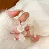 Pendientes Franceses de Pétalos Dulces con Borlas Largas para Mujer Pendientes de Diseño Nicho Pendientes Estilo Viaje y Vacaciones Forma de Flor