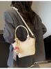 Bolso Cruzado Retro Casual Tipo Cubo para Mujer 2026 Nuevo Estilo Textura Simple Bolso de Hombro de Moda Elegante Bolso Cruzado