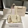 Bolsa de axila para ir al trabajo súper popular de dropshipping, nuevo color sólido de verano, bolso de hombro único tipo bowling al por mayor