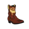 Parches de Tela Bordados Western para Hombre Pegatinas de Pistola Pegatinas de Caballo Tauro Etiqueta Bordada por Computadora Pegatinas de Cactus para Planchar