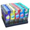 Encendedor Desechable de Llama Abierta 909 Paquete de Gas Transparente Medio Paquete Fabricante Suministro Directo al por Mayor para Encender Cigarrillos con Impresión Personalizada para Uso Comercial