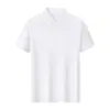 Camisa Polo Masculina com Adesivo Contínuo, Uniforme de Golfe Transfronteiriço, Roupas de Golfe com Proteção UV, Logotipo Personalizado