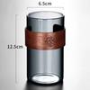 Tetera de Vidrio de una Sola Pieza con Distribución de Stock Disponible, Juego Casero para Preparar Té, Tetera de Vidrio de Borosilicato Alto Estilo Japonés