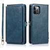 Adequado para Capa de Couro para Celular Iphone18 com Tampa Flip e Inserção de Cartão, Carteira Samsung S26U, Capa Protetora com Porta-Cartões Magnético Destacável