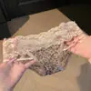 Encaje Negro Atractivo Leopardo~Bragas de Encaje con Estampado de Leopardo Sexy para Mujer, Deseo Puro, Tentación Sutil, Estilo Abstinencia, Parte Inferior de Algodón Puro Calzones para Mujer