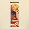 Pintura en aerosol HD caricatura one piece Luffy Sauron pintura colgante pintura decorativa para dormitorio póster de exposición de cómic pintura colgante