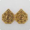 Cinco Espelhos Bagua de Tai Chi Feitos de Latão, Moedas de Cobre, Cinco Moedas de Imperador, Artesanato Estilo Antigo, Pesando Cerca de 14 Gramas