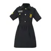Ropa de Policía Infantil Transfronteriza Profesional Disfraz Cosplay Traje para Fiesta de Halloween Actuación Juego