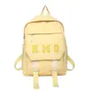 Mochila escolar fresca de estilo coreano para niñas, estudiantes de secundaria, linda mochila pequeña y extrovertida, mochila de viaje ligera para estudiantes de secundaria.