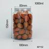 PET Colorido Opaco Plástico Ñame 600g Botella Cinco Cereales Frijol Rojo Semilla de Coix Raíz de Konjac en Polvo Probióticos Sellado