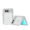 Adecuado para iPhone Duo, funda de teléfono magnética, purpurina Terminator, pantalla plegable transparente, Apple 18, funda protectora a prueba de caídas