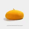 Boina para Mujer Otoño e Invierno Trendy Estilo Coreano Dama Boina Calabaza al por Mayor Sombrero Cálido de Lana Casual Japonés