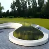 Banco de Árboles de UHPC, Paisaje de Parque, Macetero con Forma Especial, Jardín Exterior, Banco Prefabricado de UHPC