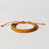 Nueva pulsera de mano tejida a mano de playa multicolor, pulsera para pareja para estudiantes de campus, hombres y mujeres, pulsera impermeable de cuerda encerada en stock