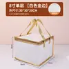 Bolsa Térmica para Bolo Spot Tecido Não Tecido Embalagem com Folha de Alumínio Grande Capacidade Portátil Bolsa Refrigerada Conservação de Frescor Atacado Comercial