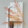 Grama de coral artificial, grama dourada, com folhagem densa e fofa, plantas verde dopamina, hastes de arroz com tema de outono e folhas decorativas para casamentos