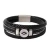Pulseira Magnética de Aço Inoxidável com Fivela Original Cross-Border Novo Olho do Diabo para Homens Pulseira Versátil Pura Feita à Mão