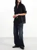 Camisa Blanca de Manga Corta Jcaesar para Mujer, de Tencel y Lino con Borde Enrollado y Textura, Holgada y Relajada