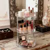 Caja de Almacenamiento de Cosméticos de Escritorio, Estante Giratorio de 360 Grados para Almacenamiento de Productos de Cuidado de la Piel en Tocador, Multicapa de Gran Capacidad