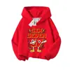 Nuevo Robo Transfronterizo de Cerebro Podrido Cerebro Podrido Robo #67 Sudadera con Capucha Forrada de Polar para Niños Otoño e Invierno Top
