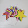 Decoração de quarto estilo ins Guirlanda de estrelas Decoração de casamento Guirlanda de estrela de cinco pontas Layout de festa de aniversário Bandeira de puxar